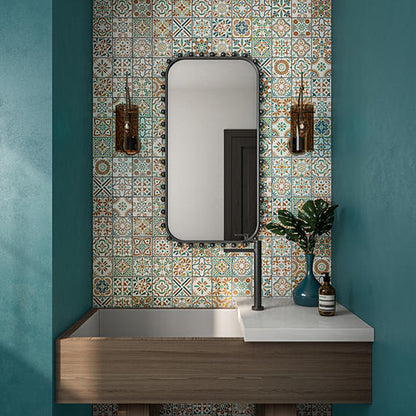 Cotto Revival Valencia Square, Handcrafted 4X4 Glossy