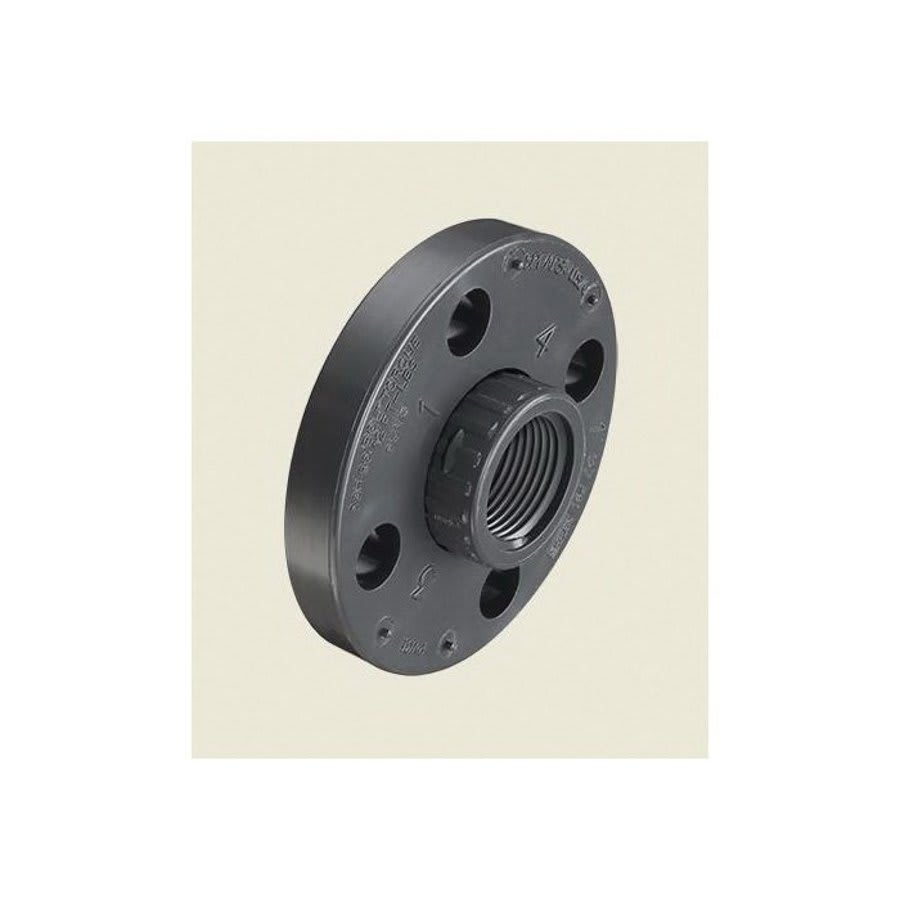 2-Piece Flange, 2 in, FNPT, PVC, SCH 80/XH