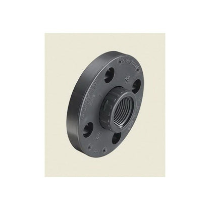 2-Piece Flange, 2 in, FNPT, PVC, SCH 80/XH
