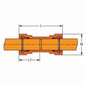 FlameGuard® GripLoc™ Coupling, 1 in, GripLoc™ Socket, CPVC
