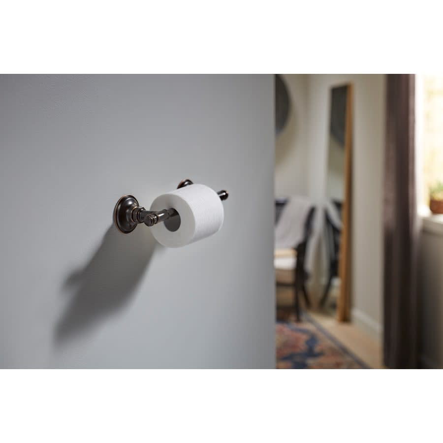 Eclectic Wall Mounted Pivoting Toilet Paper Holder