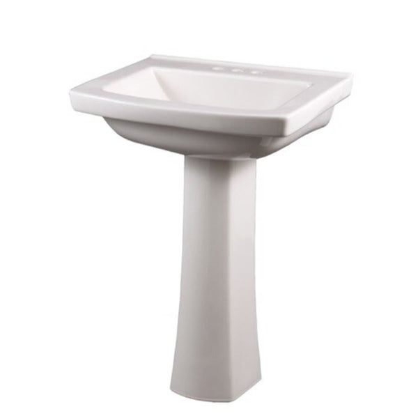 Burr Ridge™ Pedestal Base, Vitreous China, White