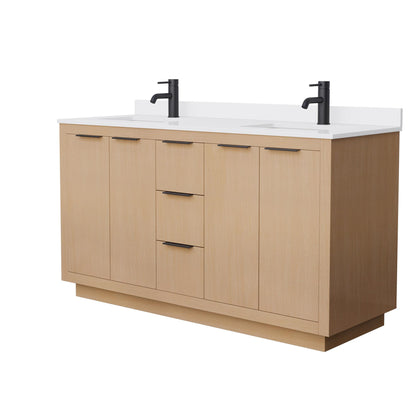 Maroni Double Bathroom Vanity - 60W x 33.75H x 22D