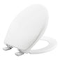 AFFINITY™ Toilet Seat, Round Bowl, Closed Front, With Cover, Plastic, White