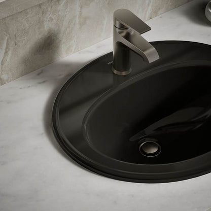 Pennington 20-1/4" Drop In Bathroom Sink with 1 Hole Drilled and Overflow