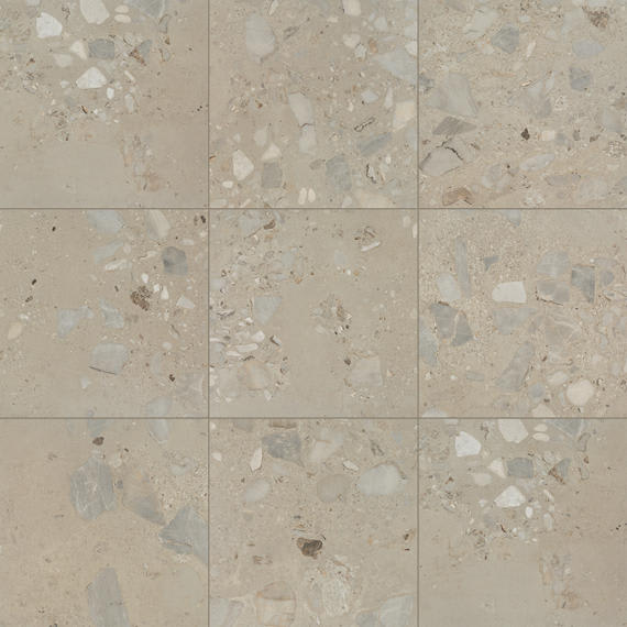 Sand and Stone Tundra Square, Stone 24X24 Matte