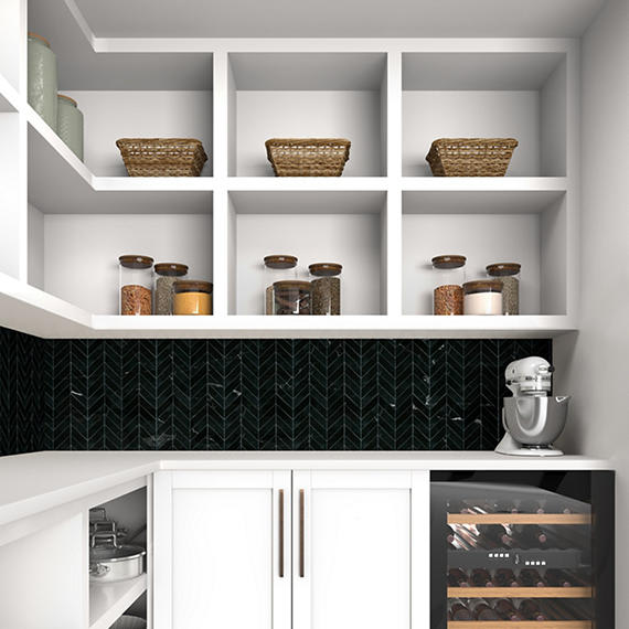 Pietra Divina Nero Marquina Rectangle 12X24 Honed