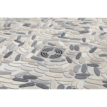 FLAT VENETIAN PEBB 4 CLR 12X12