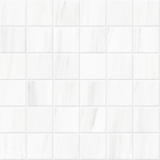 LASSA WHITE UP 13X13 MOSAIC