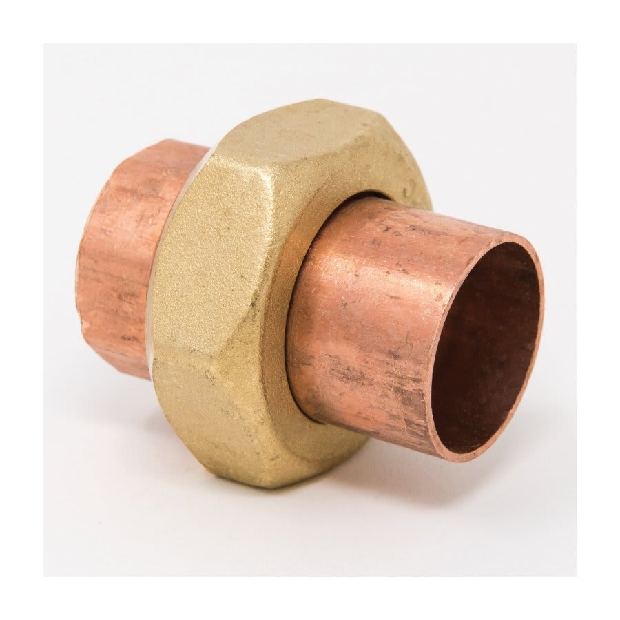 Union, 3/8 in, C, Wrot Copper