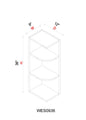Wall End Shelf - 9"W x 36"H x 12"D
