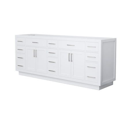 Beckett Double Bathroom Vanity with Toe Kick - 83W x 34.25H x 21.5D