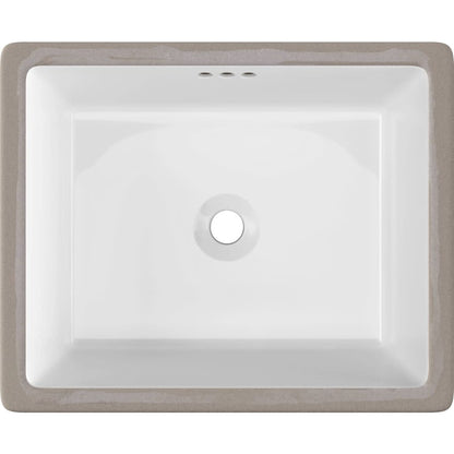 Stedman 19-7/8" Rectangular Vitreous China Undermount Bathroom Sink with Overflow