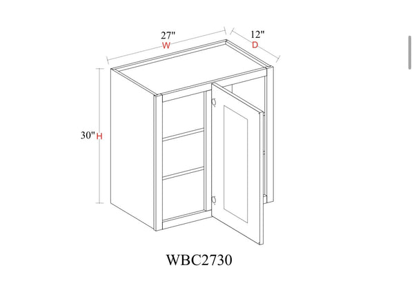 Wall Blind Corner Cabinet - 27"W x 30"H x 12"D