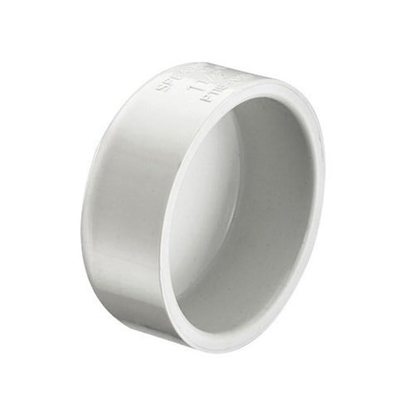 Cap, 10 in, Hub, DWV, PVC
