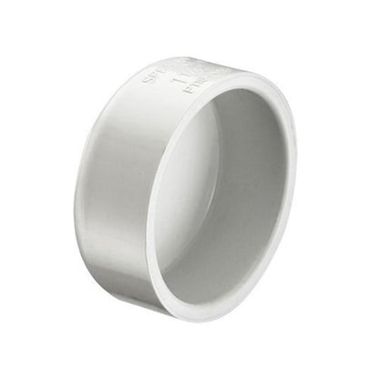 Cap, 4 in, Hub, DWV, PVC