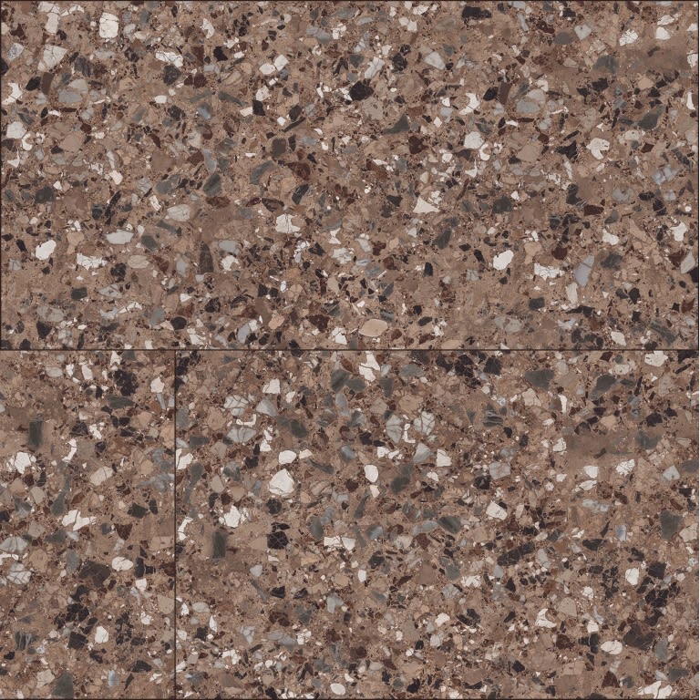 MILZETTI PEBBLE COCOA BR 24X47