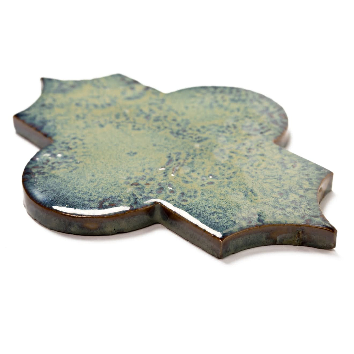 Lantern 3" x 8" Glossy Porcelain Tile in Cobalt