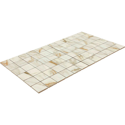 Panoramic Duet Calacatta Topaz Rectangle 12X24 Polished