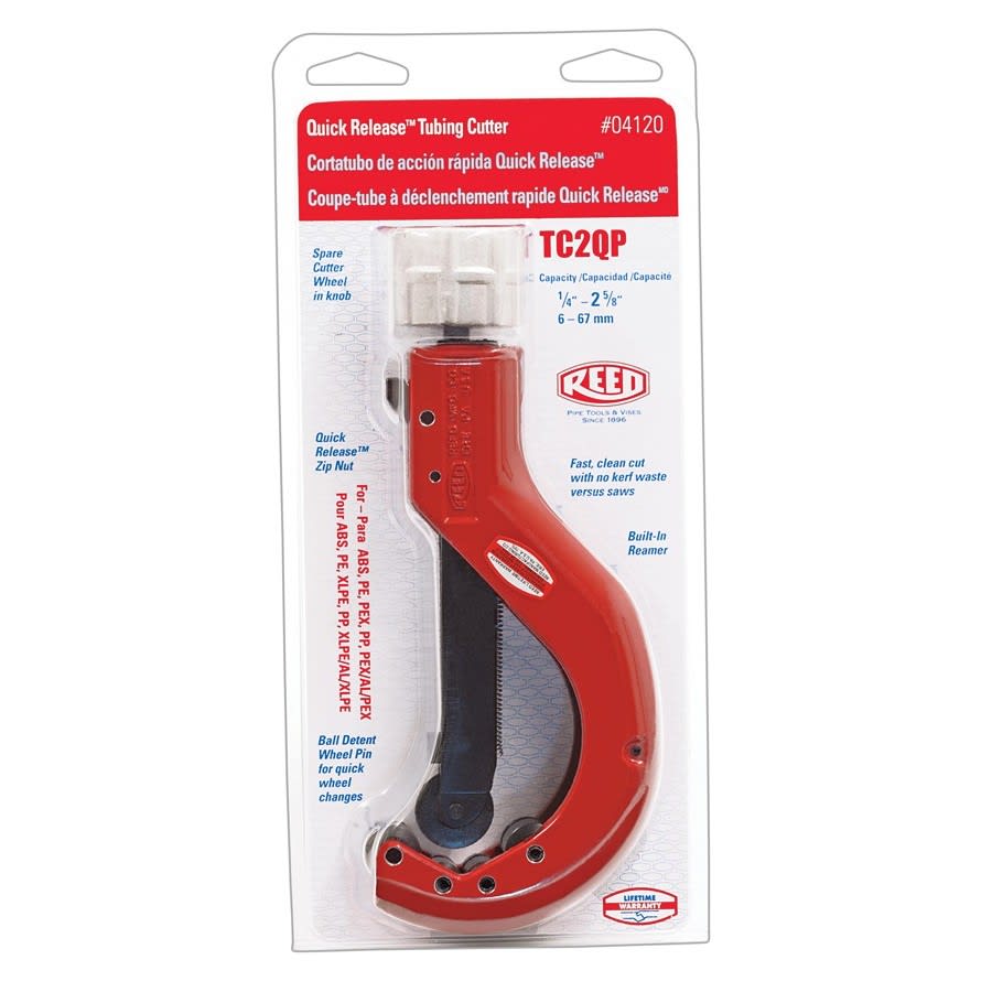Tubing Cutter, 1/4 to 2-5/8 in Capacity