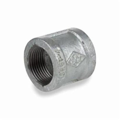 Coupling, 1-1/4 in, FNPT, 150 lb, Malleable Iron, Galvanized