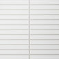 Le Cafe White 1x6 Straight Stack Mosaic Matte