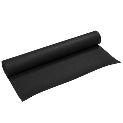BLACK RUBBER ROLLED UTILITY MAT 48X72X0.75