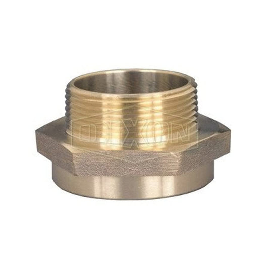 Fire Hose Adapter, 1 x 3/4 in, Brass