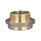 Fire Hose Adapter, 1 x 3/4 in, Brass