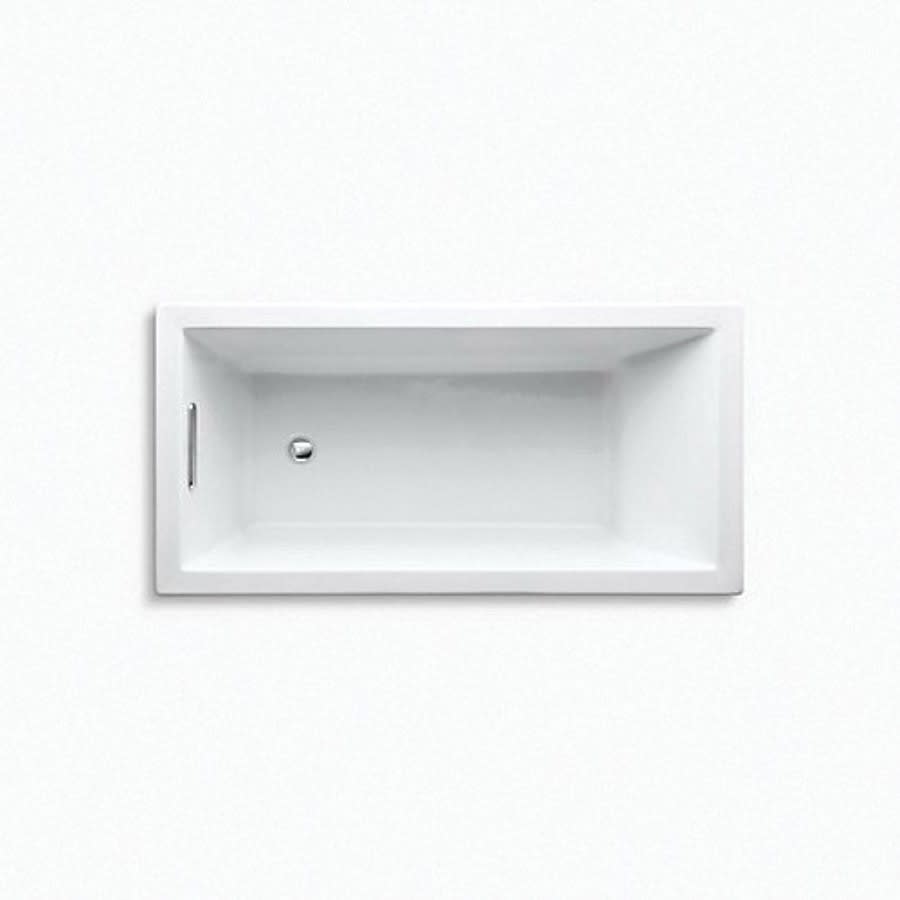 Underscore® Drop-In/Undermount Tub, ADA, 60 x 30 x 19 in, End Drain, White