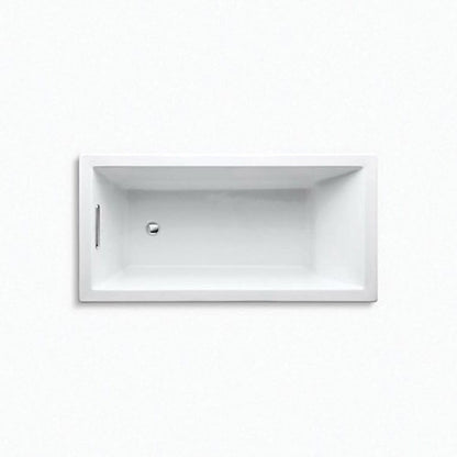 Underscore® Drop-In/Undermount Tub, ADA, 60 x 30 x 19 in, End Drain, White