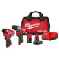 M12 2-Tool Combination Kit, Tools: Hammer Drill, Impact Driver, 12 VDC, 2.0, 4.0 Ah Battery M12™ REDLITHIUM™ Battery