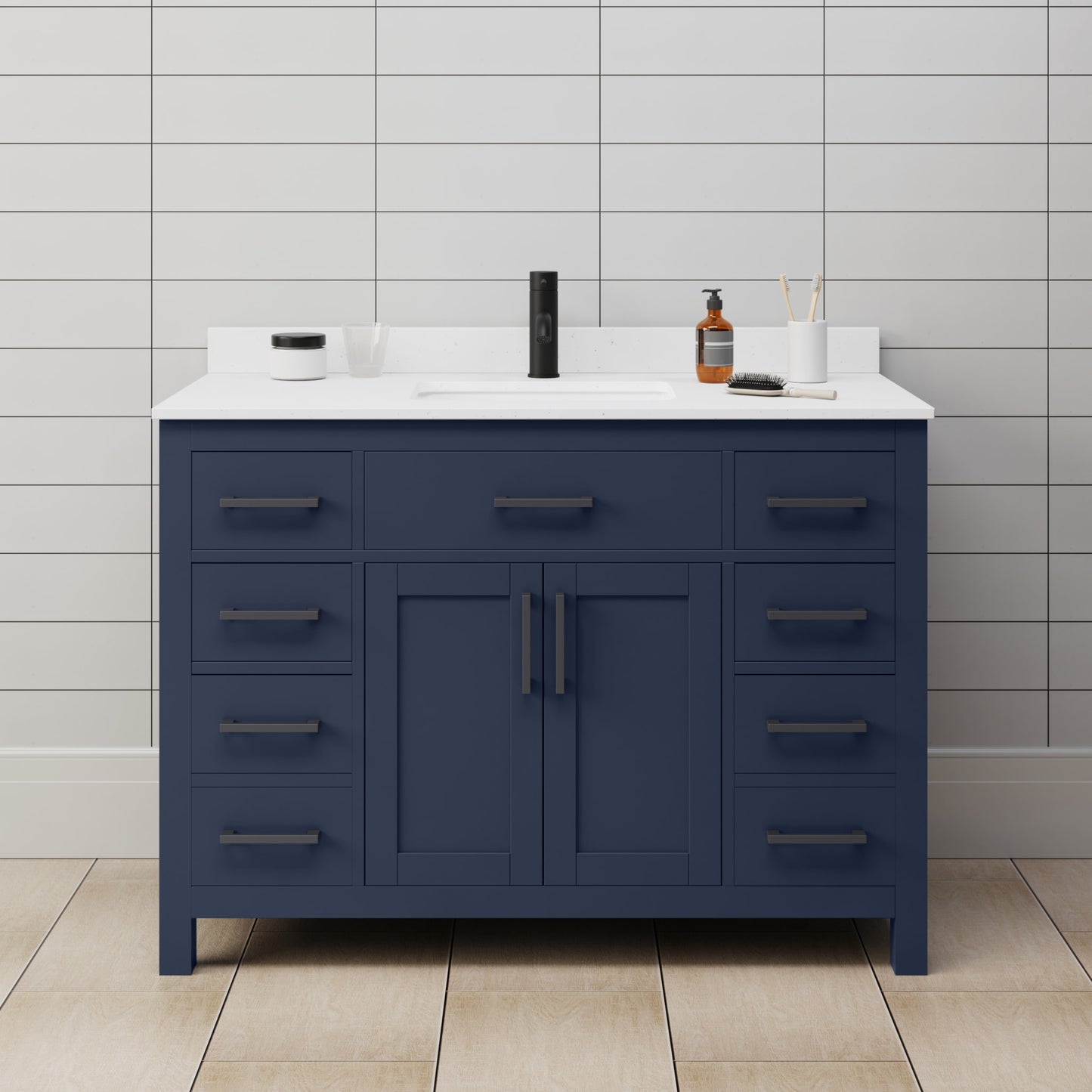 Beckett Single Bathroom Vanity - 48W x 35H x 22D