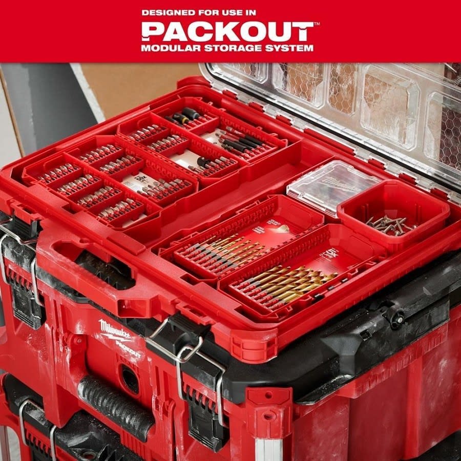 SHOCKWAVE 80-Piece Bit Set, P1, P2,PR1, P3, SQ1, SQ4, SQ3, T15, T20, T25, T27, T30, SL#8, SL#10, 1/8 in, 9/64 in, 5/32 in, 3/16 in, SQ2, 3.5 in, 1-7/8 in, 1/4 in, 5/16, 3/8 in, 1/4 in Point Hex Point, 1/4 in, Alloy Steel