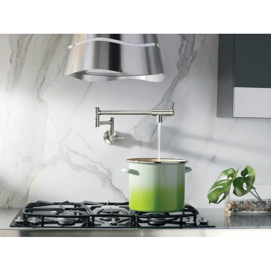 5.5 GPM Wall Mounted Double Handle Pot Filler