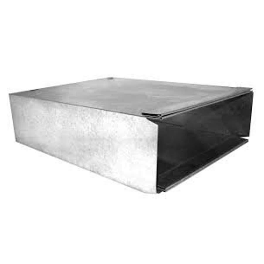 3-1/4 x 10 x 5 ft L Galvanized Riser Pipe, 26 ga