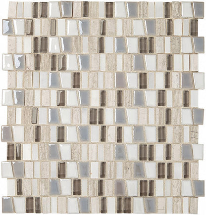 Midpark Mosaics Rainstorm Rectangle 3X3 Matte