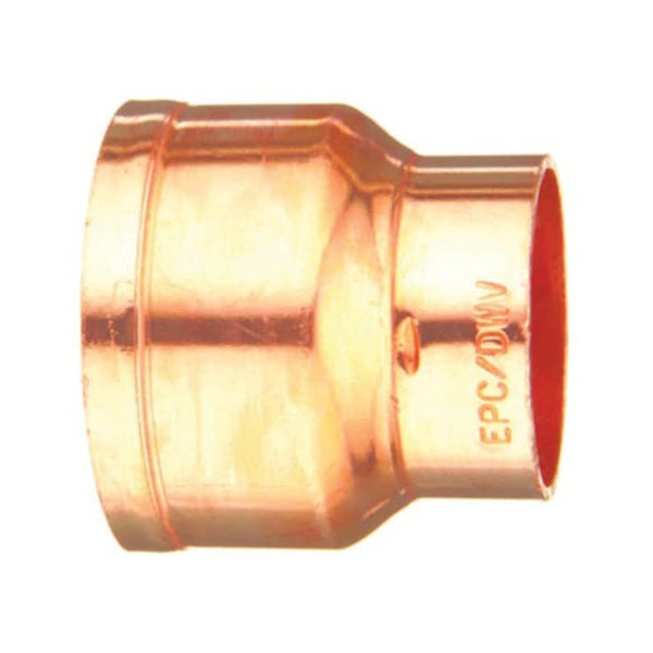 DWV No Hub Adapter, 1-1/2 x 2 in, C x No Hub, Copper