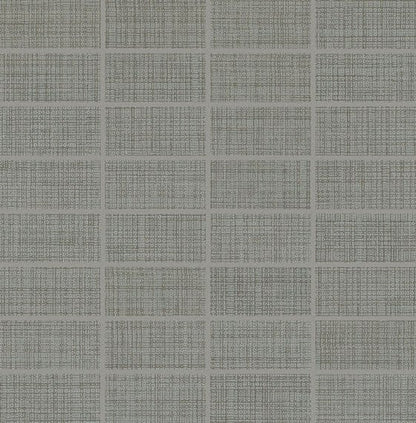 Fabric Art Modern Textile Medium Gray Straight Joint 1X3 Matte