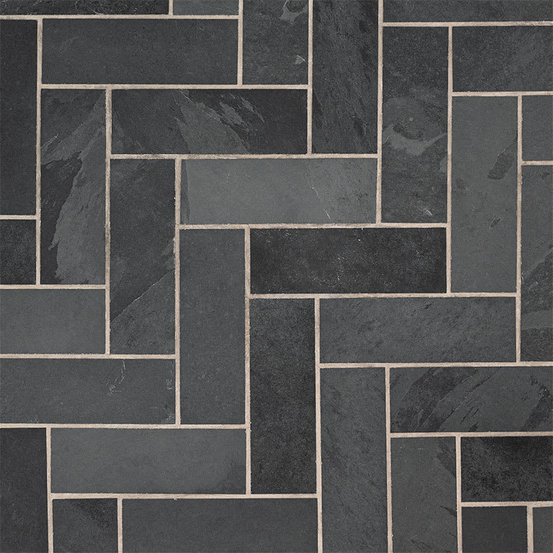 Montauk Black Subway Tile 4x12