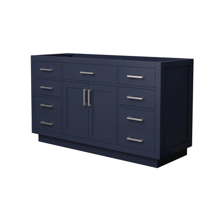 Beckett Single Bathroom Vanity with Toe Kick - 59W x 34.25H x 21.5D