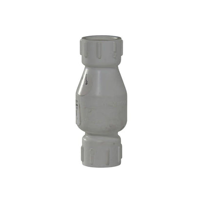 Spring Check Valve, 3/4 in, FNPT, PVC