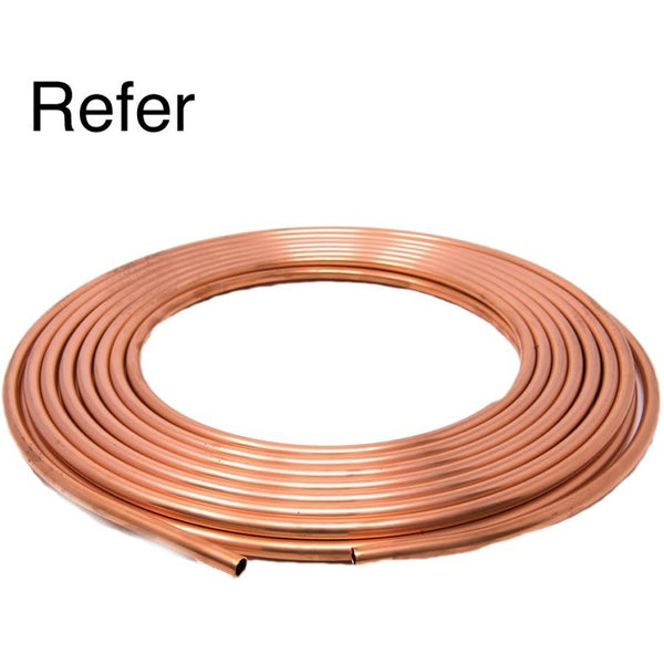 ACR Copper Refer Tubing, 1/2 in OD, 50 ft L, Coil