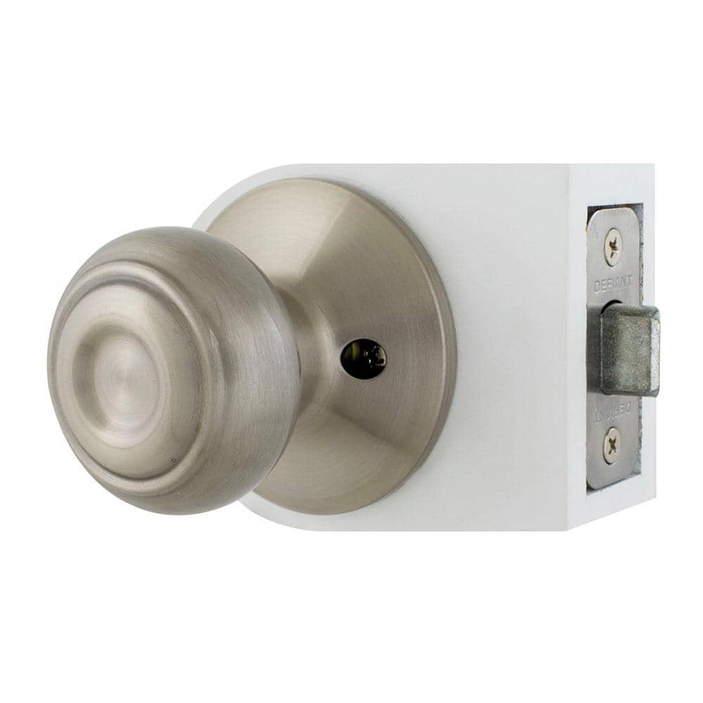 Defiant Hartford Satin Nickel Hall/ Closet Door Knob Contractor Pack (6-Piece)