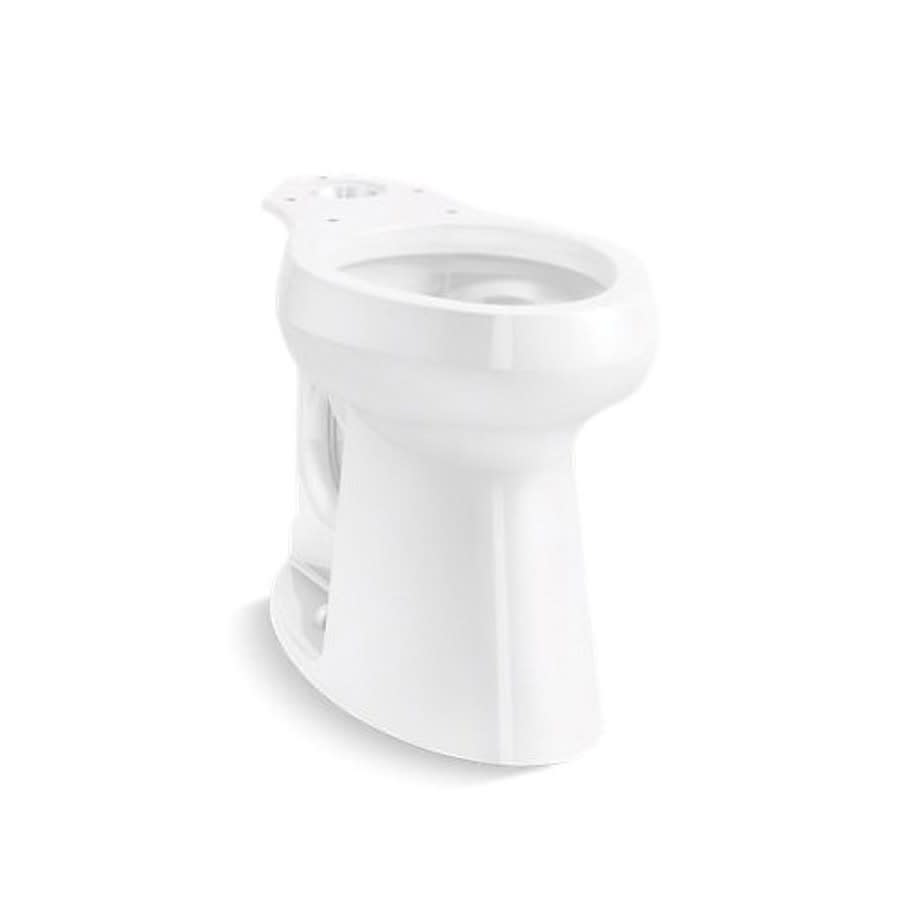 Highline® Toilet Bowl, Floor Mount, 12 in Rough, Elongated, White