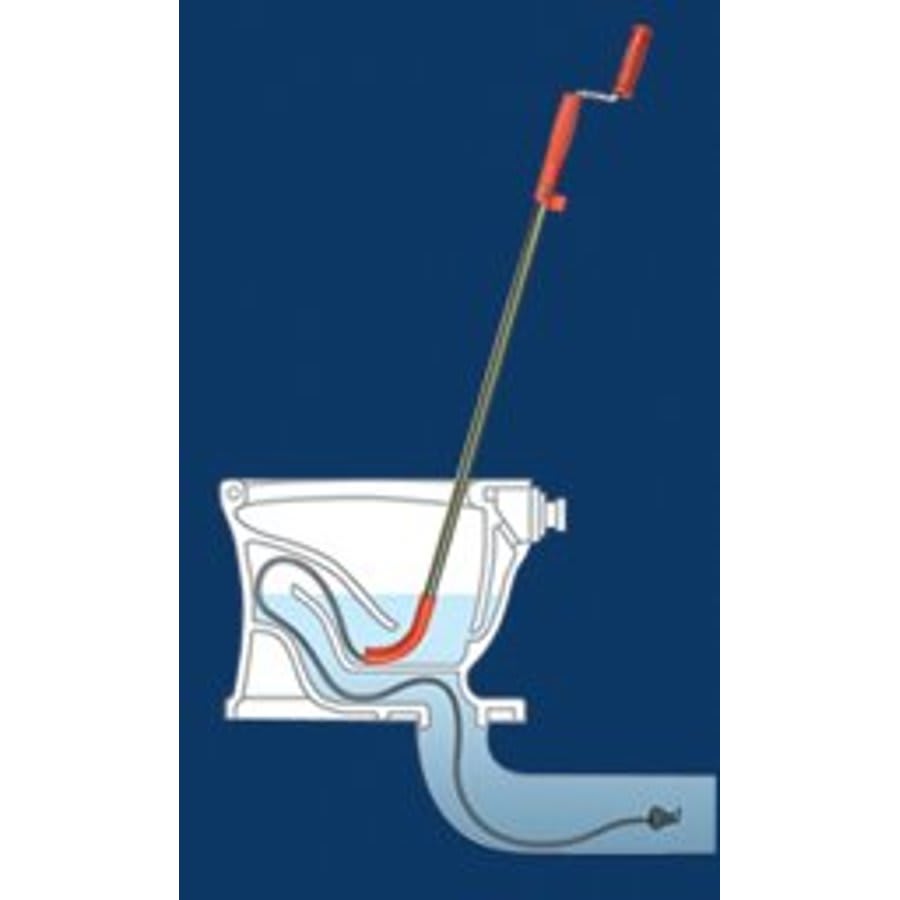 Teletube® Regular Head Closet Auger, Teletube® Cable, 6 ft L Cable