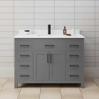 Beckett Single Bathroom Vanity - 48W x 35H x 22D