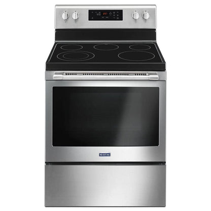 5.3 cu. ft. 5 Burner Element Electric Range with Shatter-Resistant Cooktop in Fingerprint Resistant Stainless Steel