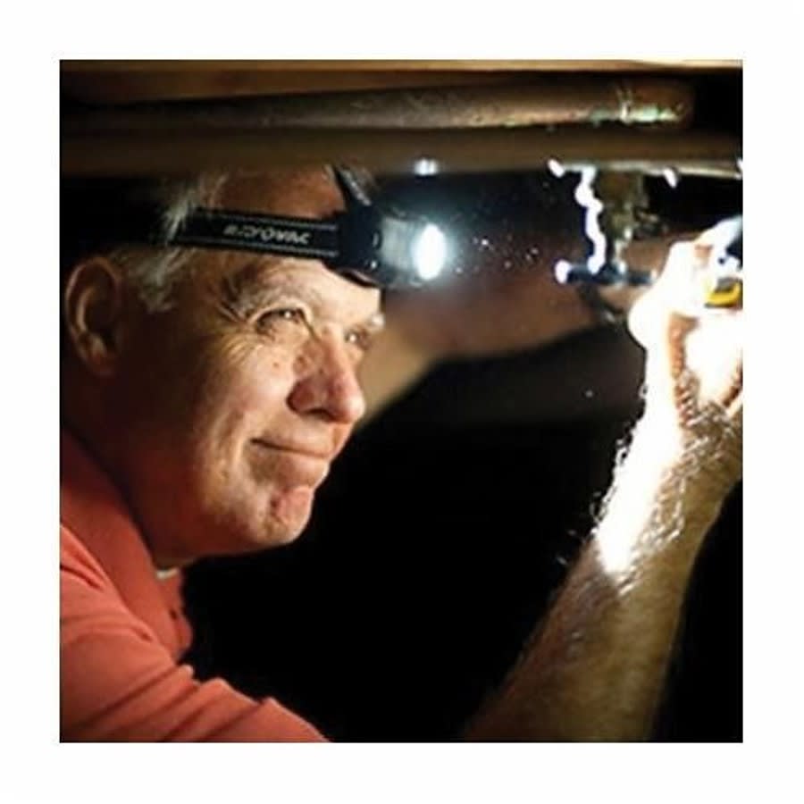 Virtually Indestructible Headlight With Tray, LED Bulb, 50 Lumens