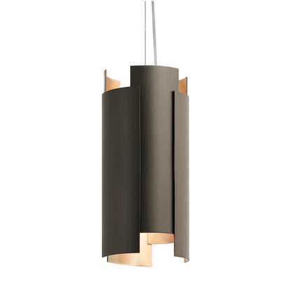 Moderne Single Light 5-1/2" Wide Integrated LED Suspension Mini Pendant